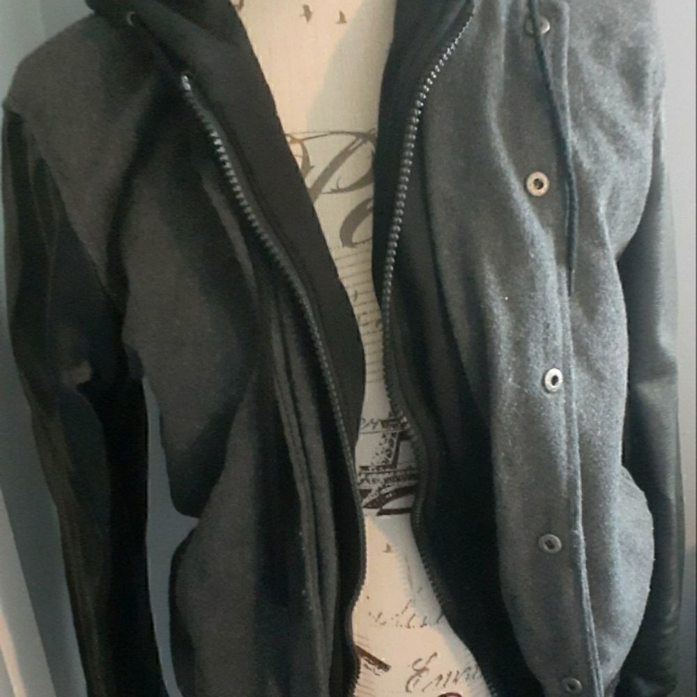 Aeropostale Varsity Style Hooded Jacket